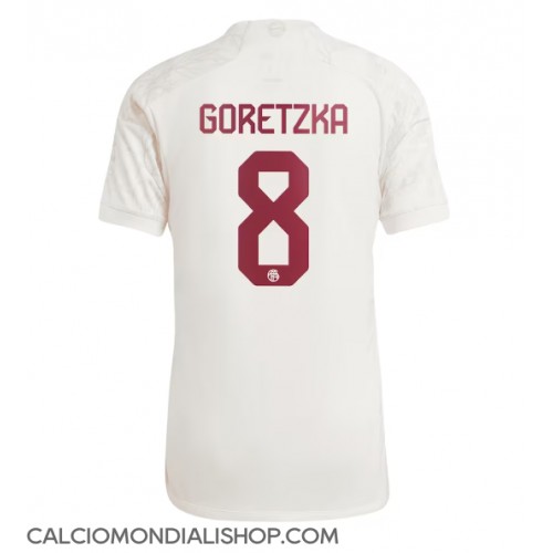 Maglie da calcio Bayern Munich Leon Goretzka #8 Terza Maglia 2023-24 Manica Corta
